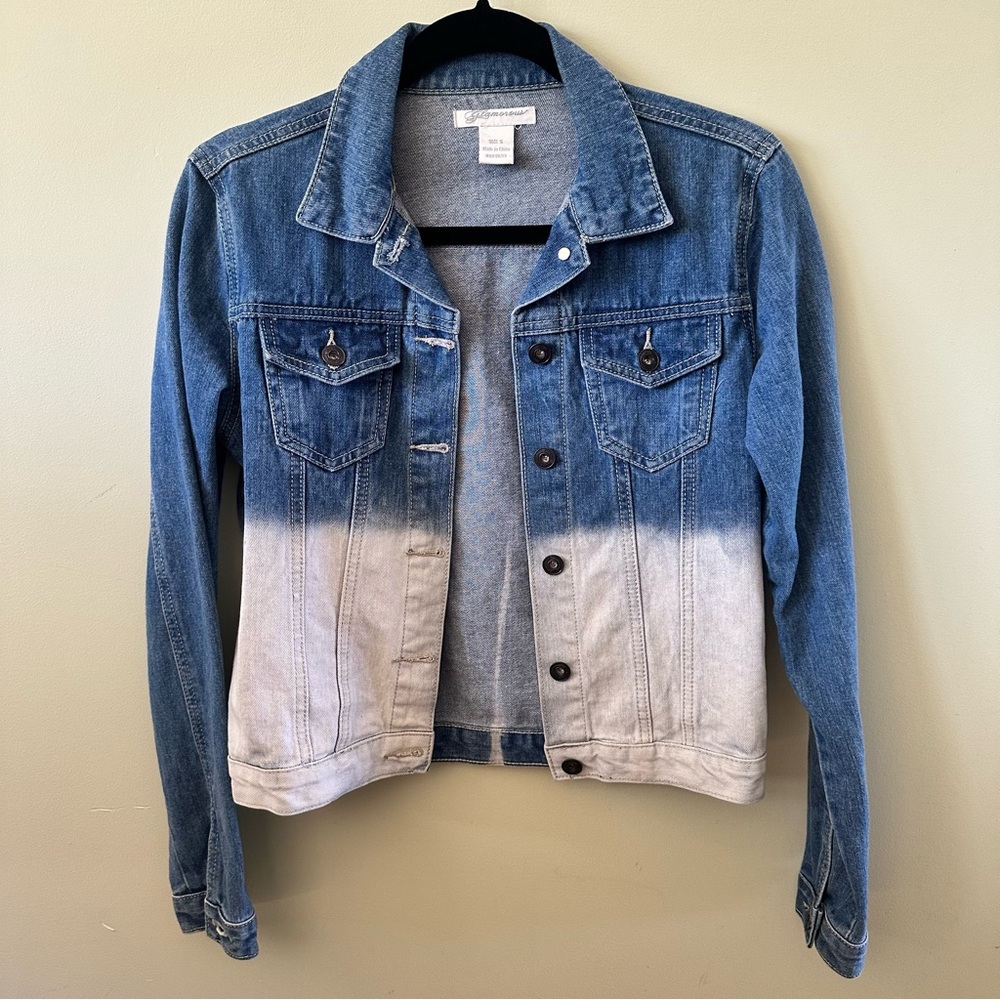 NWOT Denim Ombre Women's Jacket Size Small
